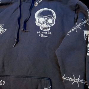 Ninth hall zumiez dark gray hoodie